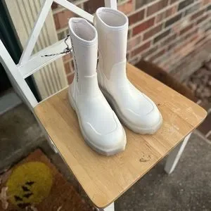 Off-White レインブーツ 37 Off-White(オフホワイト) レインブーツ(レディース) - 海外通販